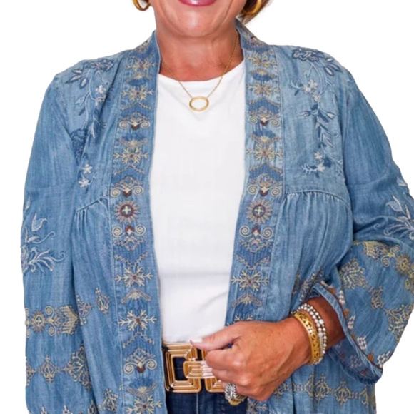 140. NWT WOMENS KYLA SEO S (FIT L) DETAIL JACKET - Picture 2 of 6